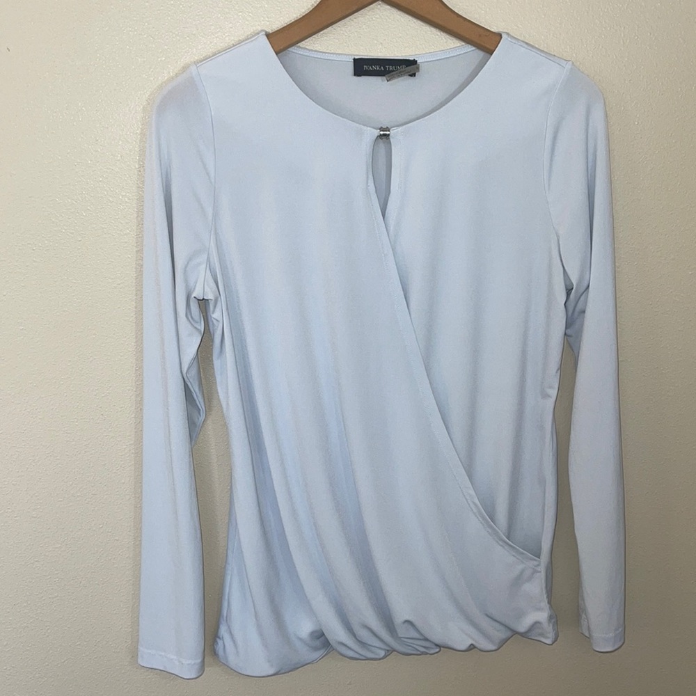 Ivanka Trump Light Blue Blouse